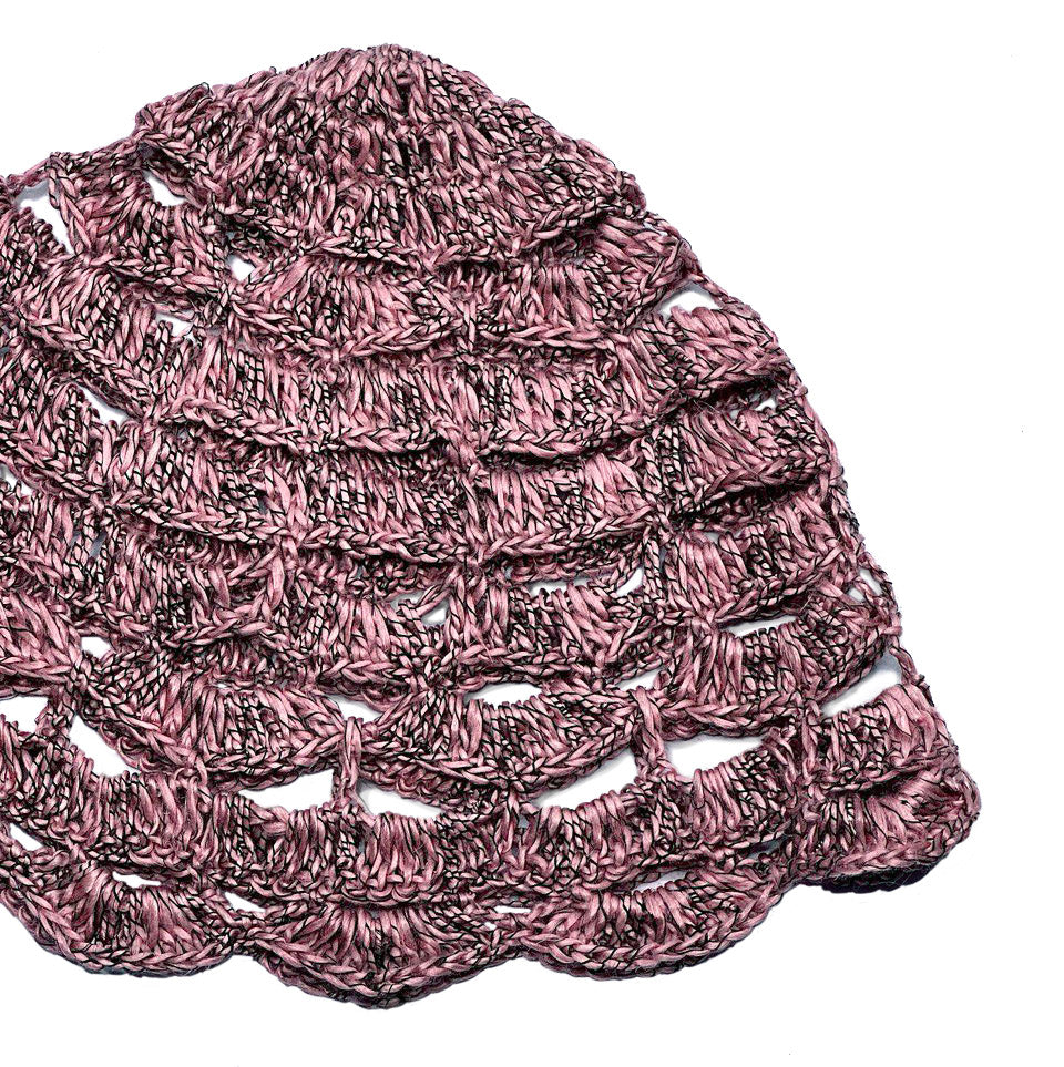 Pink skull cap