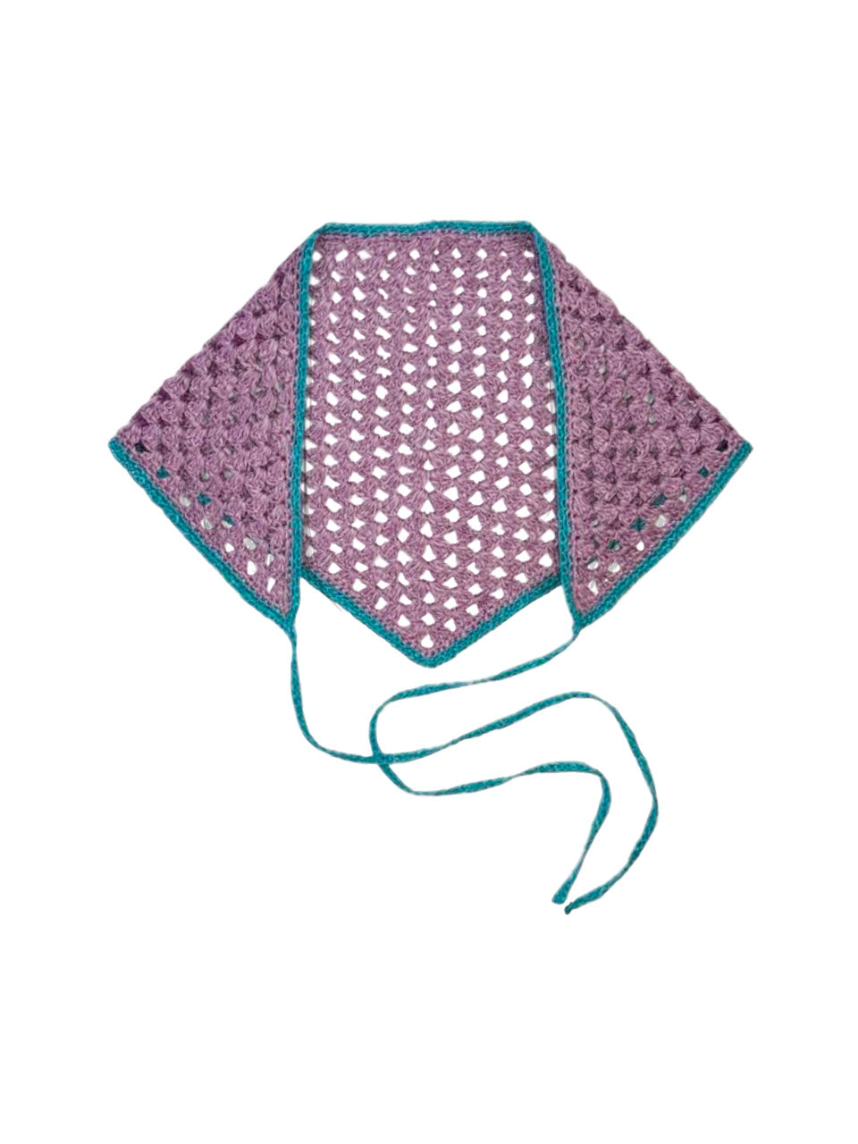 Hand-crocheted bandana