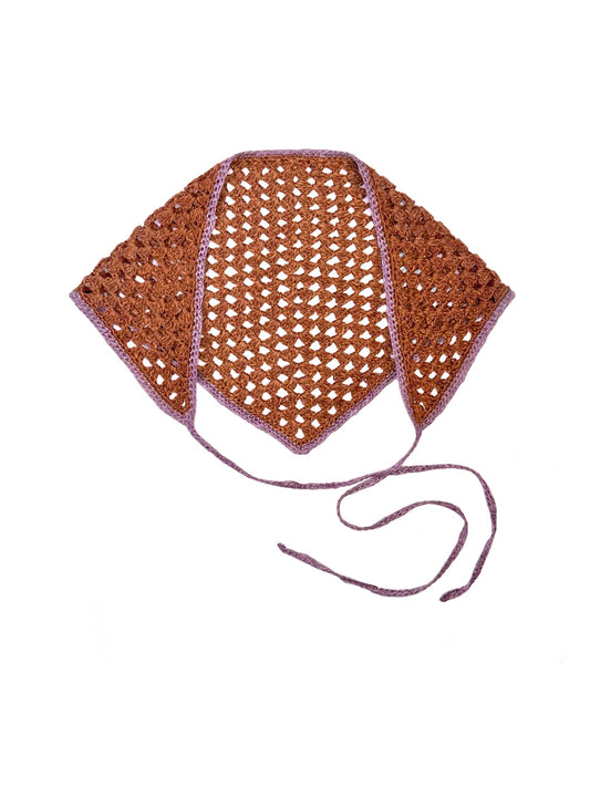Hand-crocheted bandana